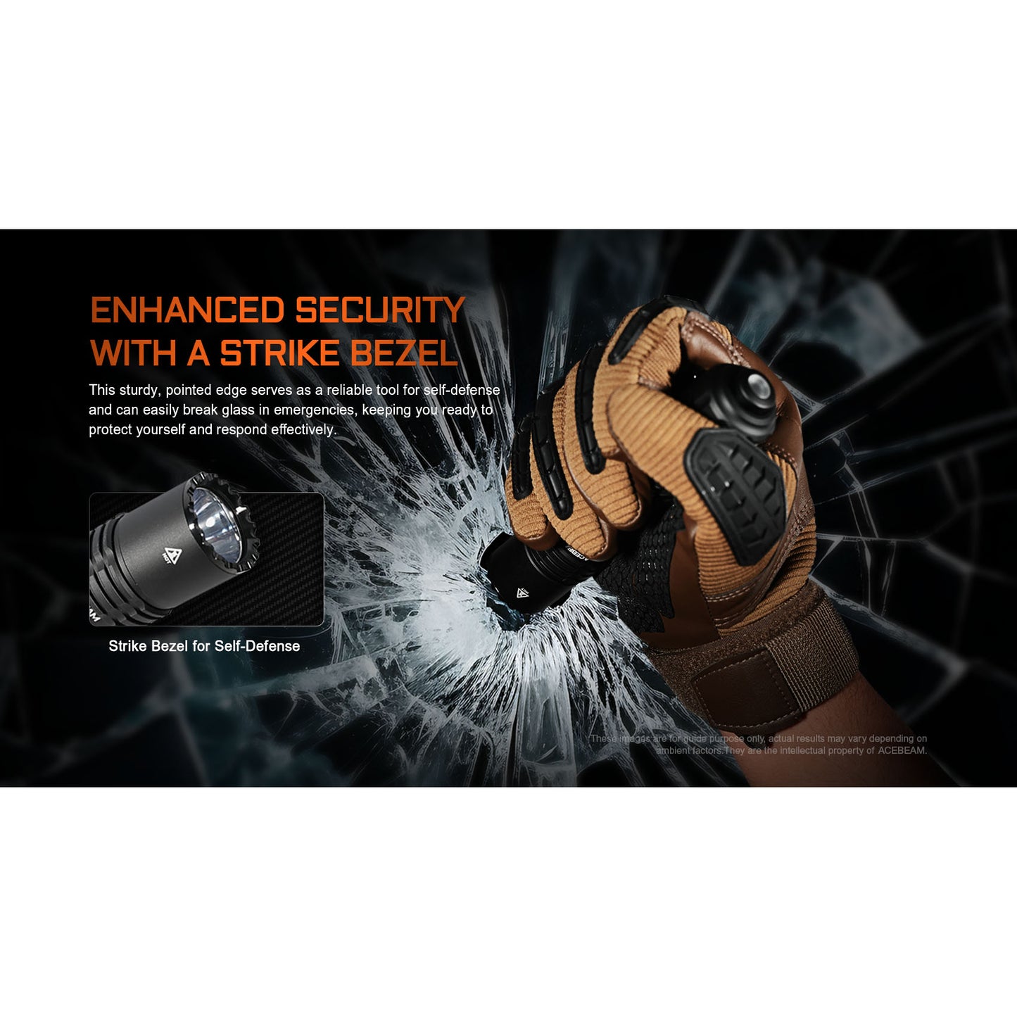 Taktische LED-Taschenlampe T37, 4'000 Lumen (inkl. Akku)