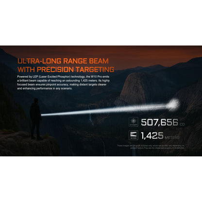 Lampe torche tactique LEP W10 PRO, 750 lumens (batterie incluse)