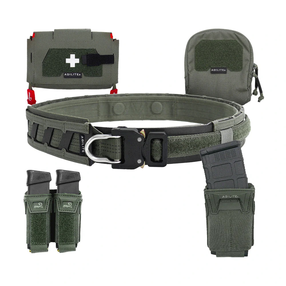 AGILITE, ensemble de configuration de ceinture de combat, Ranger Green