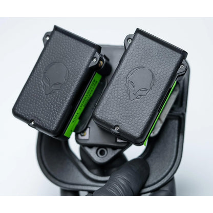 2er-Magazin Holster Single-Stack 9mm/.40cal (inside oder outside tragbar)