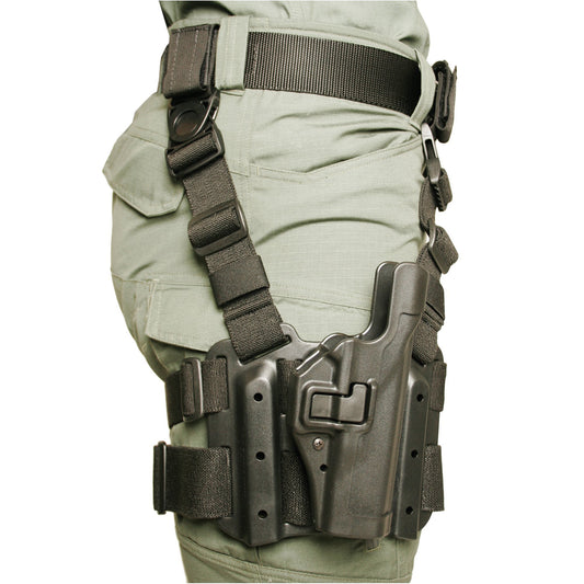 FONDINA PER PISTOLA SERPA TACTICAL LIVELLO II NERA