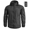Cloudburst Men's Rain Jacket, black