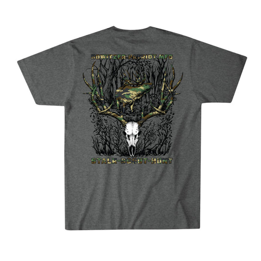  T-Shirt STALK SS TEE, graphite heather