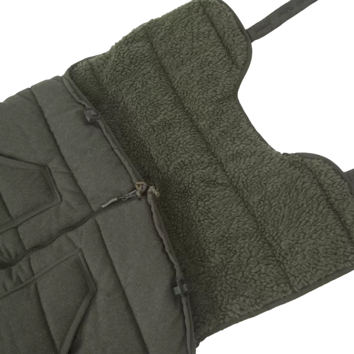 siège de chasse en loden, fourrure