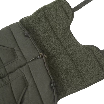 siège de chasse en loden, fourrure