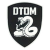 Patch moral Badge Velcro NE ME MARCHEZ PAS DESSUS - noir