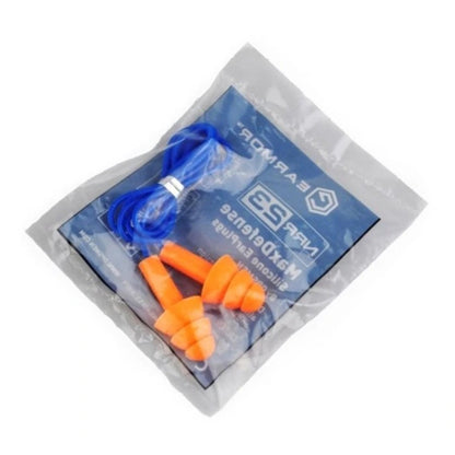 Bouchons d'oreilles en silicone M04 MAX DEFENSE (boîte de 100)