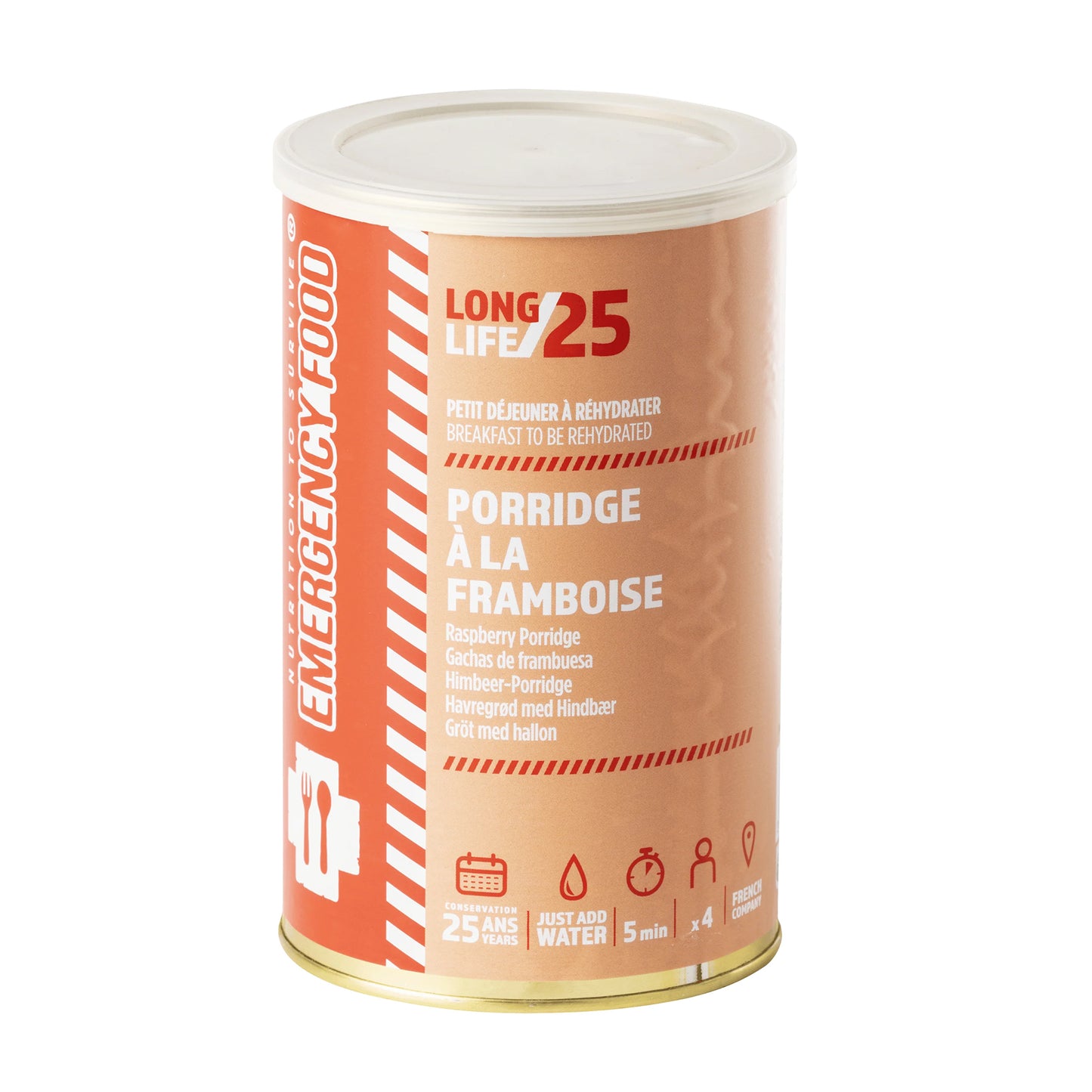 Porridge al lampone, confezione da 5 porzioni