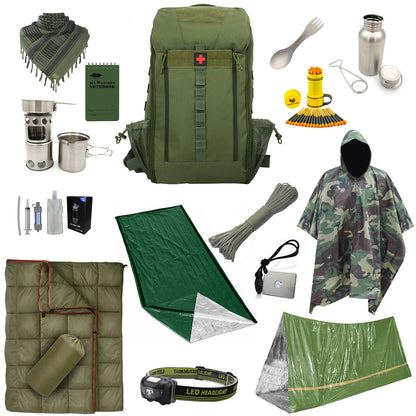 Fluchtrucksack Escape-Bag 15teilig