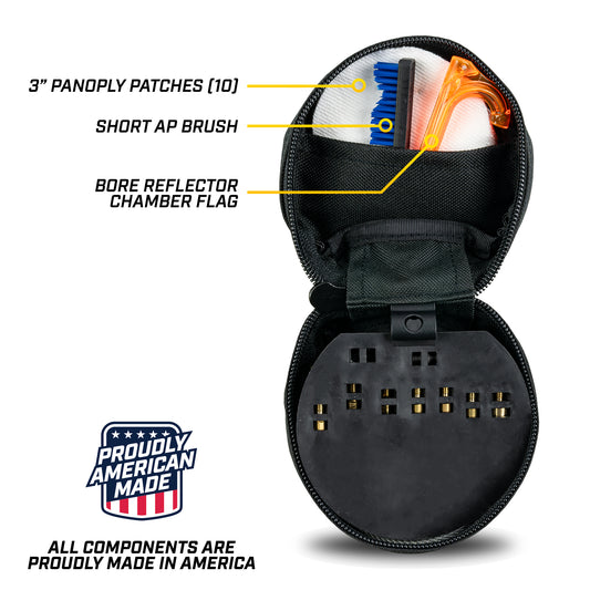 Kit di pulizia per pistole da 9 mm per pistole e fucili