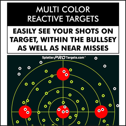 Splatter Pro Targets Zielscheiben GBU 0112, 30x30cm, 10er Packung
