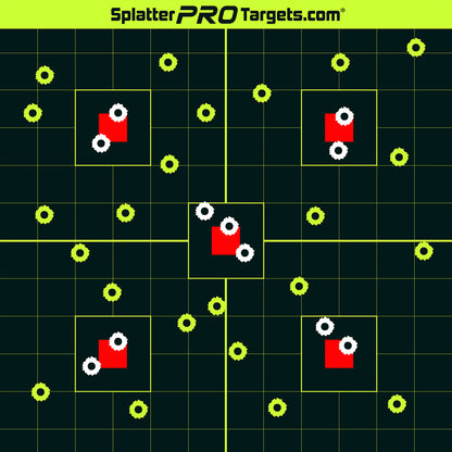 Splatter Pro Targets Zielscheiben GBU 0212, 30x30cm, 10er Packung