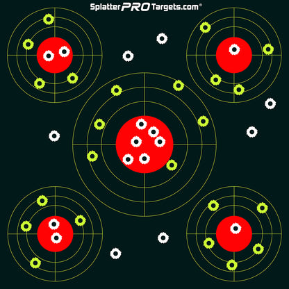 Splatter Pro Targets Zielscheiben GBU 0312, 30x30cm, 10er Packung