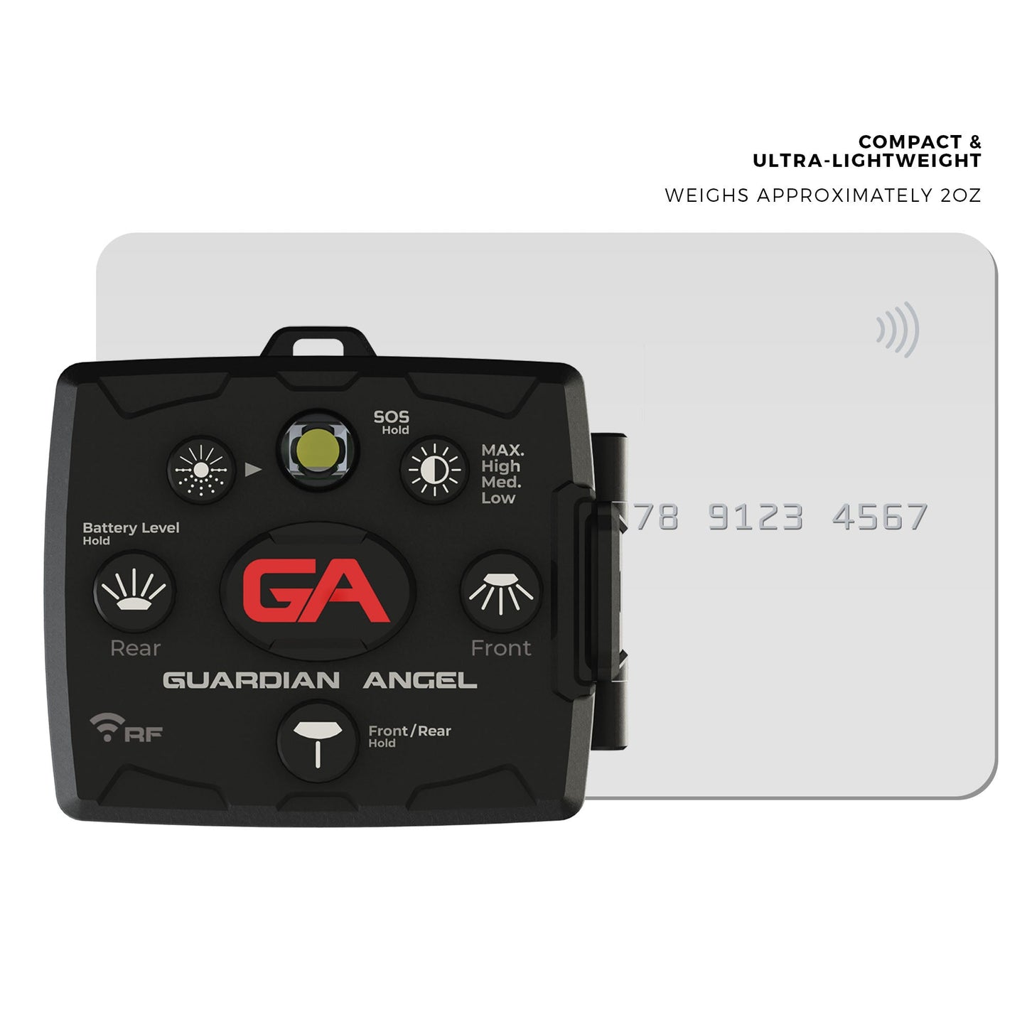 Lampe de sécurité GUARDIAN ANGEL MICRO BLANC/BLANC, avec batterie