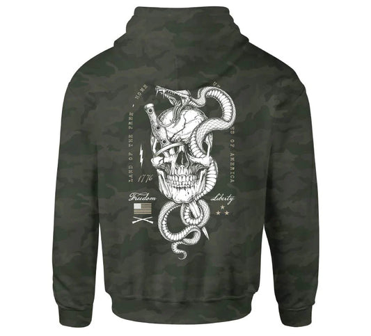 Hoody HOME HOOD, military green camo
