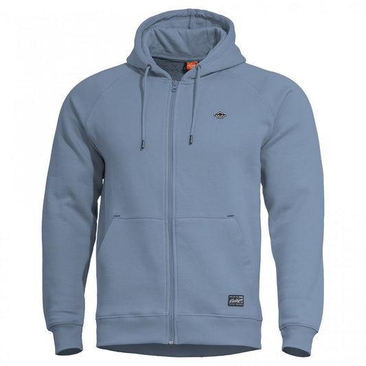 Felpa con cappuccio Phaeton Zip, blu alba