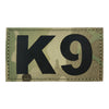 Toppa morale con velcro riflettente K9/Laser - nero/mc