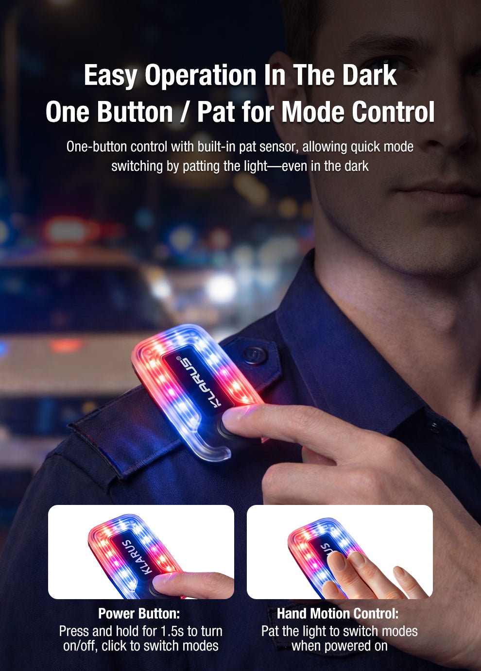 LED Sicherheitslicht WL6, inkl. Akku