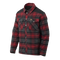 slate crimson plaid / S