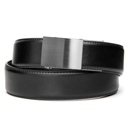 Waffengurt BLACK LEATHER GUN BELT X4, Black