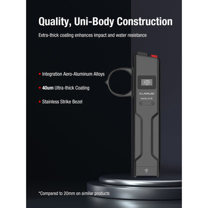 FlatTac X1-K avec bague de guidage, 4200 lumens (batterie incluse)