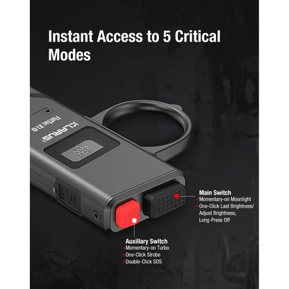 FlatTac X1-K avec bague de guidage, 4200 lumens (batterie incluse)