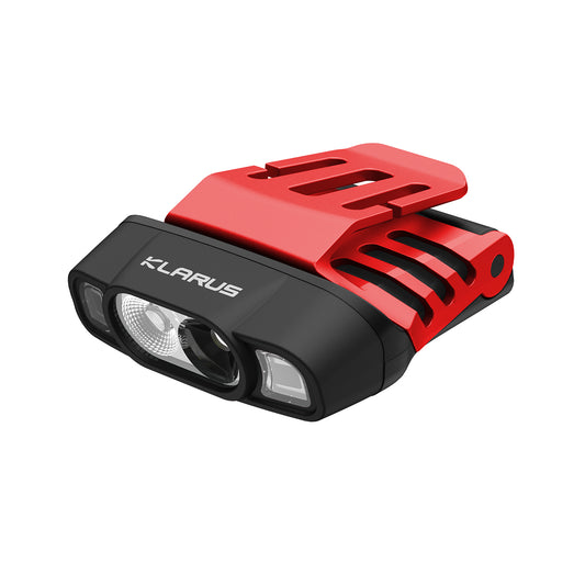 LED Clip-On Stirnlampe HC3 PRO, 260 Lumen (inkl. Akku), Black-Red