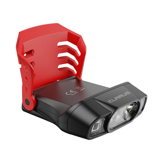 LED Clip-On Stirnlampe HC3 PRO, 260 Lumen (inkl. Akku), Black-Red