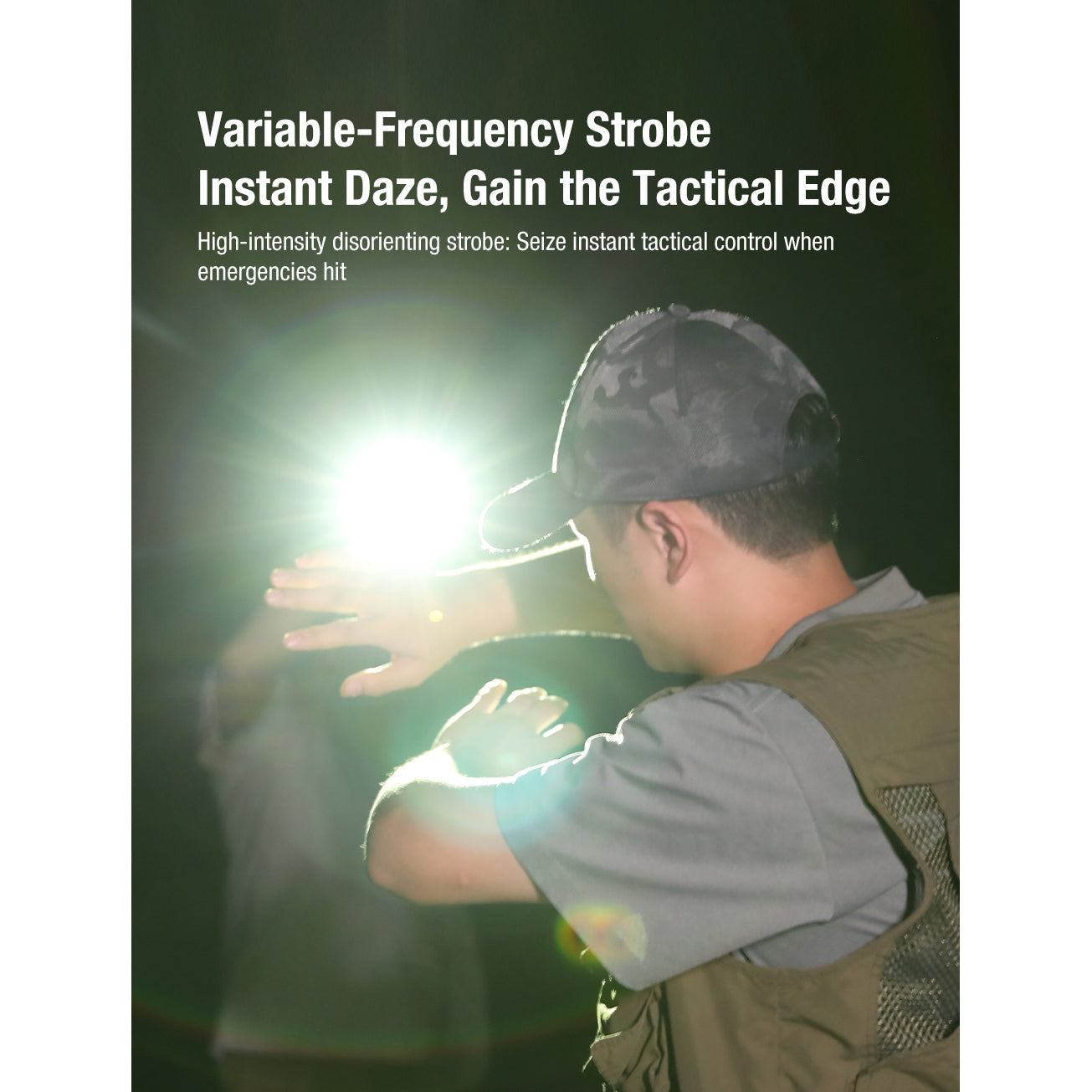 Lampe de poche tactique FlatTac X2, 3 000 lumens (batterie incluse)