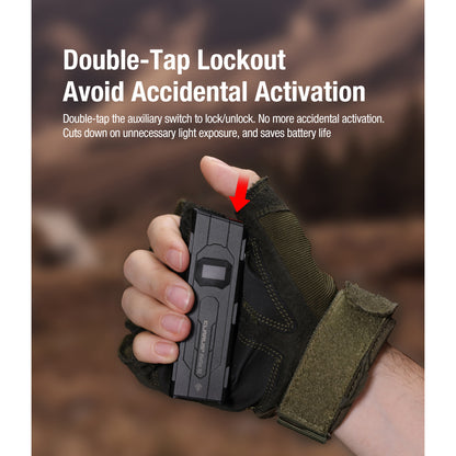 Lampe de poche tactique FlatTac X2, 3 000 lumens (batterie incluse)