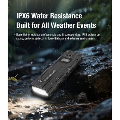 Lampe de poche tactique FlatTac X2, 3 000 lumens (batterie incluse)