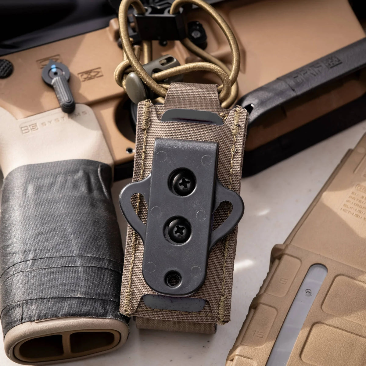 Étui à chargeur simple pour pistolet - Support pivotant