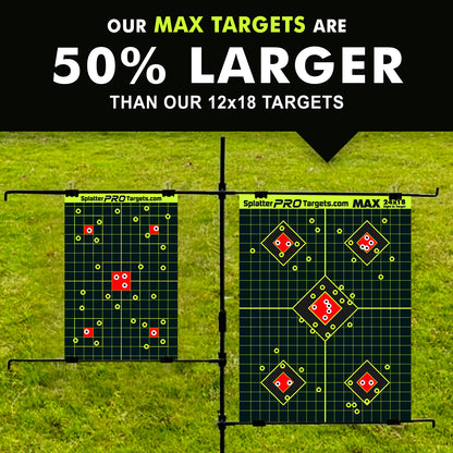 Splatter Pro Targets Zielscheiben MXFR 02, 60x45cm, 10er Packung