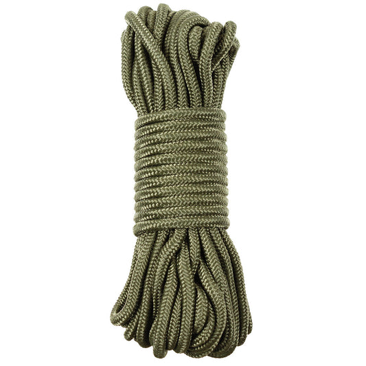 Corde, olive, 7 mm, 15 mètres