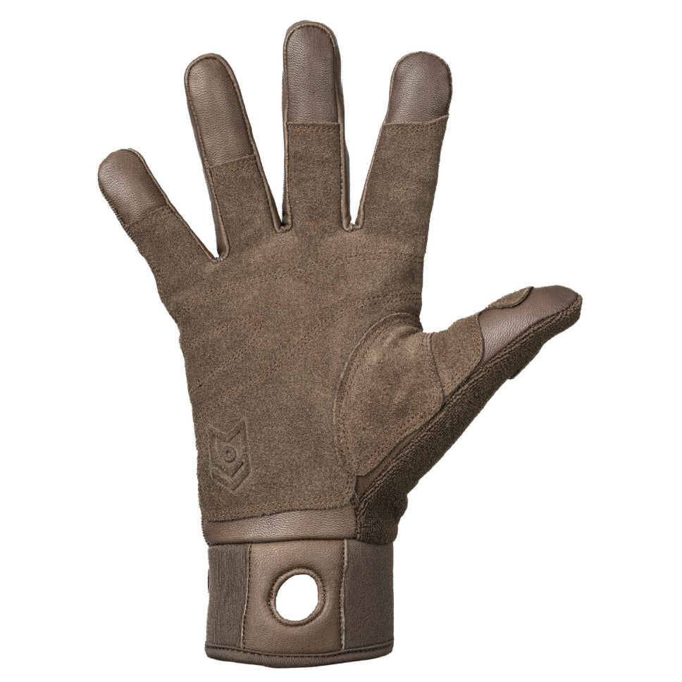 Gants d'assurage et de rappel, marron coyote
