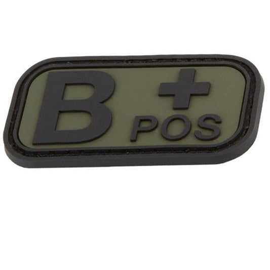 CHARLIE MIKE, Morale Patch BLUTGRUPPE B+ POS