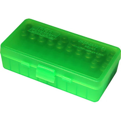 Patronenbox MTM P50-9M-16, Clear Green