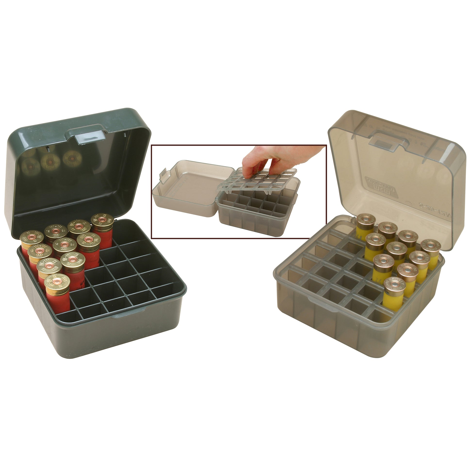 Shotshell Box 25 Round Flip-Top 12 20 Gauge up to 3
