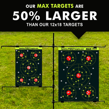 Splatter Pro Targets Zielscheiben MXFR 03, 60x45cm, 10er Packung