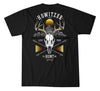T-shirt MOUNTAIN STRONG, nera