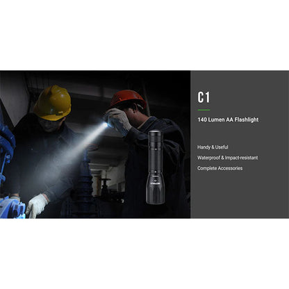 LED-Taschenlampe C1, 140 Lumen (inkl. Batterie)