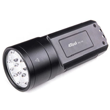 Lampe de poche tactique à LED HL10, 10 000 lumens (batterie incluse)