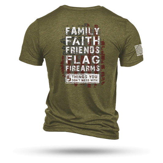 T-shirt 5 CHOSES, olive