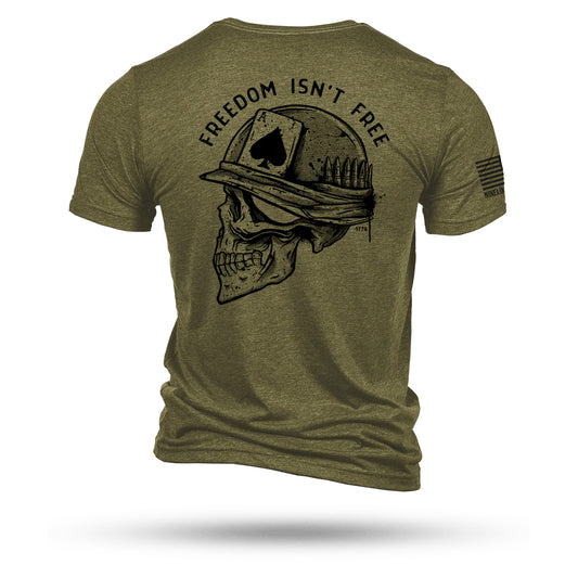 T-shirt LA LIBERTÉ N'EST PAS GRATUITE, olive