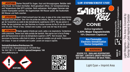 Spray au poivre MK-3 CONE, cône de pulvérisation, (60ml)