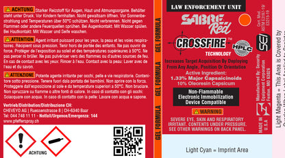 Spray au poivre MK-3 CROSSFIRE GEL, jet, 45ml