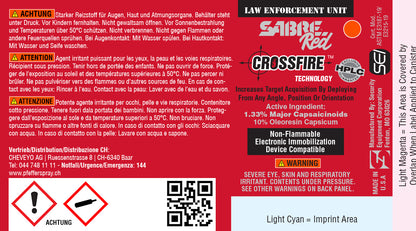 Pfefferspray MK-3 CROSSFIRE, Strahl, 45ml