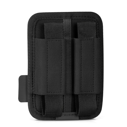 Pistol Mag Holder – 2 Slots – Hook Backing, Black