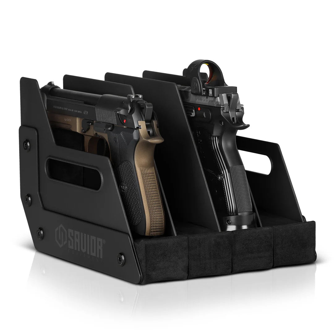 Pistol Rack - 4 Pistolen, Black
