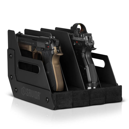 Pistol Rack - 4 Pistolen, Black